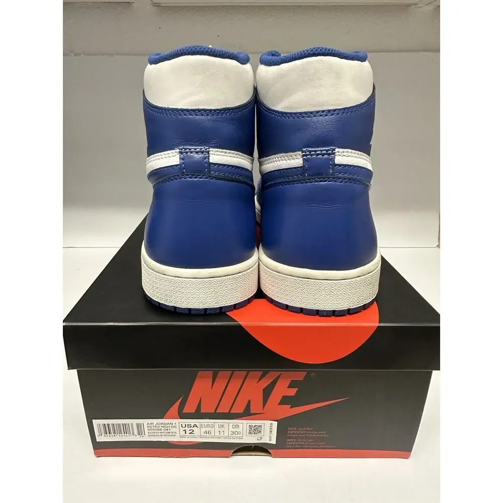 Jordan 1 Retro High OG Storm Blue 2016 SZ 12. REP BOX And Only White Laces.